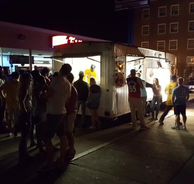 BBQ Truck at Kent State Homecoming